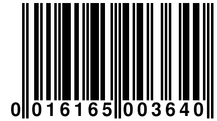 0 016165 003640