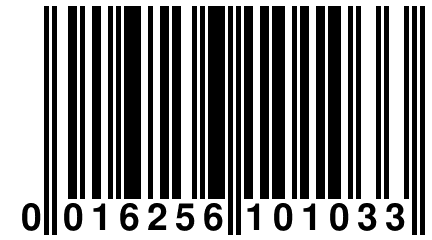 0 016256 101033