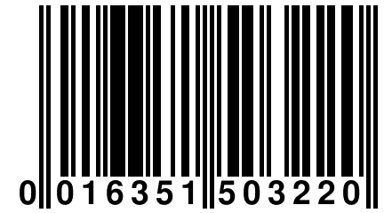 0 016351 503220