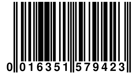 0 016351 579423