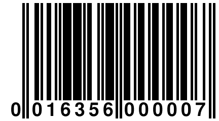 0 016356 000007