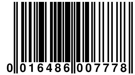 0 016486 007778