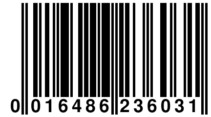 0 016486 236031