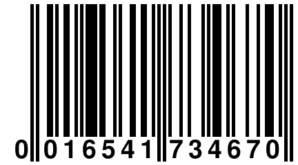 0 016541 734670