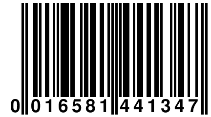 0 016581 441347