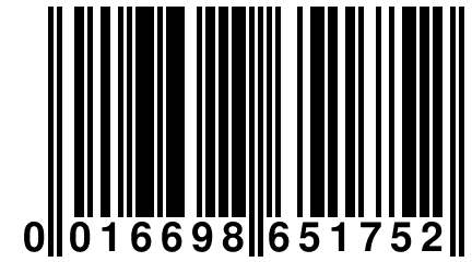 0 016698 651752