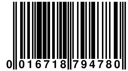 0 016718 794780