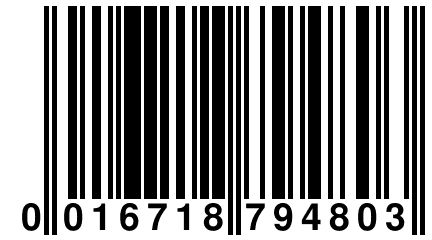 0 016718 794803