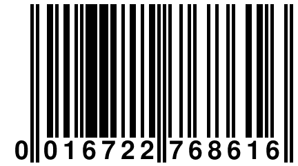 0 016722 768616