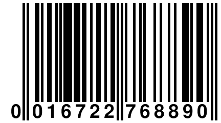 0 016722 768890