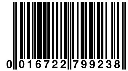 0 016722 799238