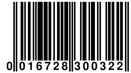 0 016728 300322