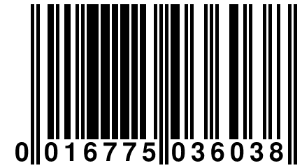 0 016775 036038