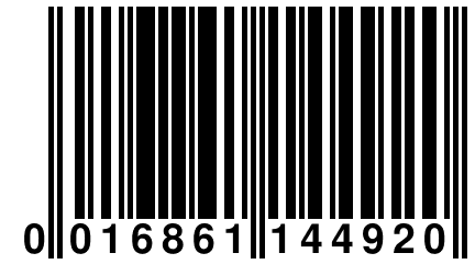 0 016861 144920