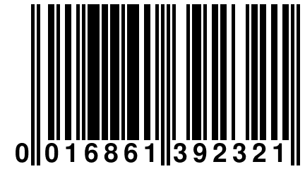 0 016861 392321