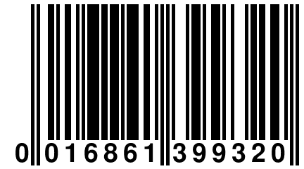 0 016861 399320