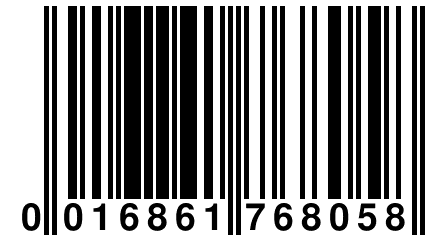 0 016861 768058