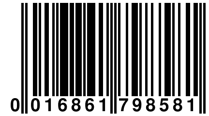 0 016861 798581