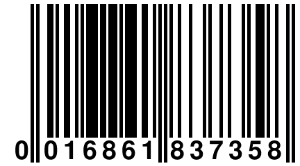 0 016861 837358