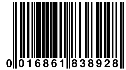 0 016861 838928