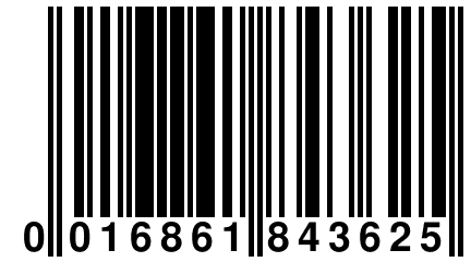 0 016861 843625