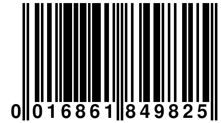 0 016861 849825