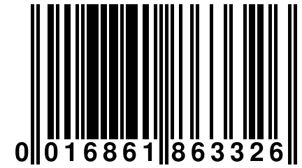 0 016861 863326