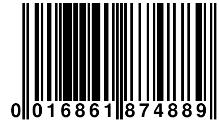 0 016861 874889