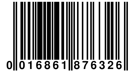 0 016861 876326