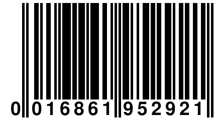 0 016861 952921