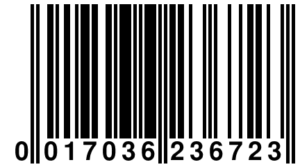 0 017036 236723