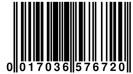 0 017036 576720