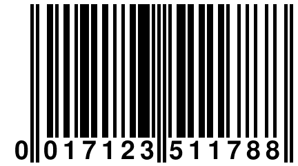 0 017123 511788