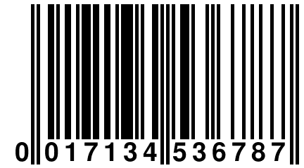 0 017134 536787