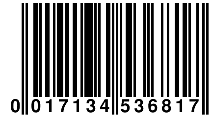 0 017134 536817