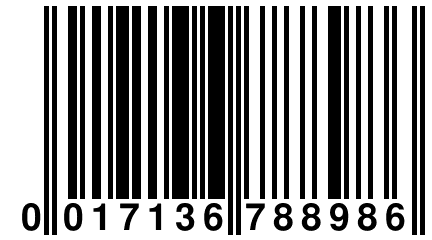 0 017136 788986