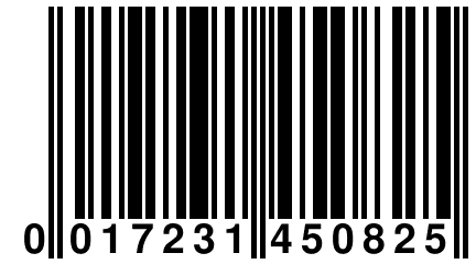 0 017231 450825