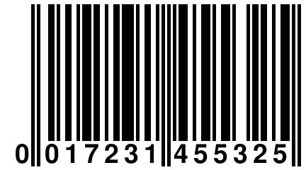 0 017231 455325