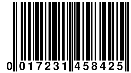 0 017231 458425