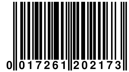 0 017261 202173