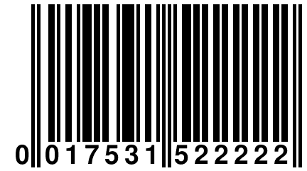 0 017531 522222