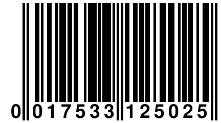 0 017533 125025