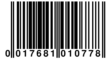 0 017681 010778