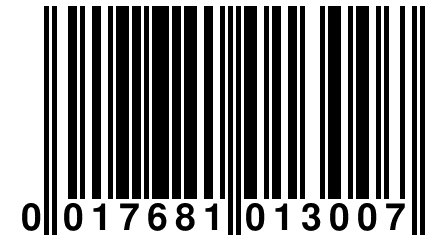 0 017681 013007