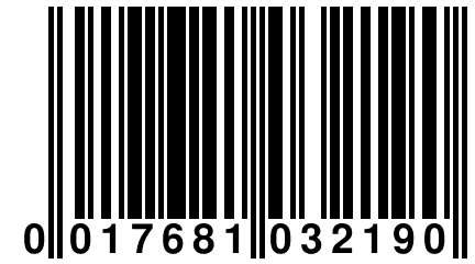 0 017681 032190