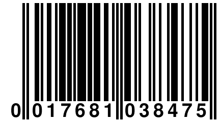 0 017681 038475