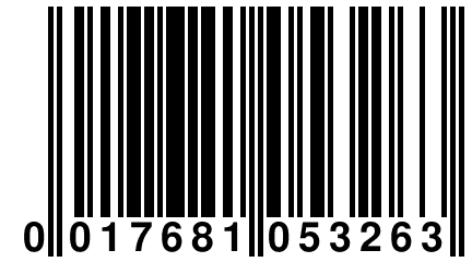 0 017681 053263