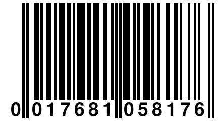 0 017681 058176