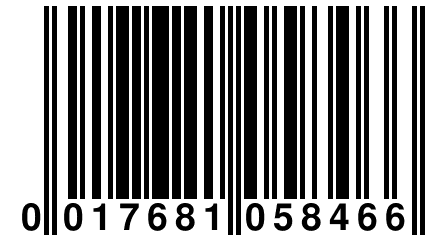 0 017681 058466