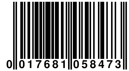 0 017681 058473